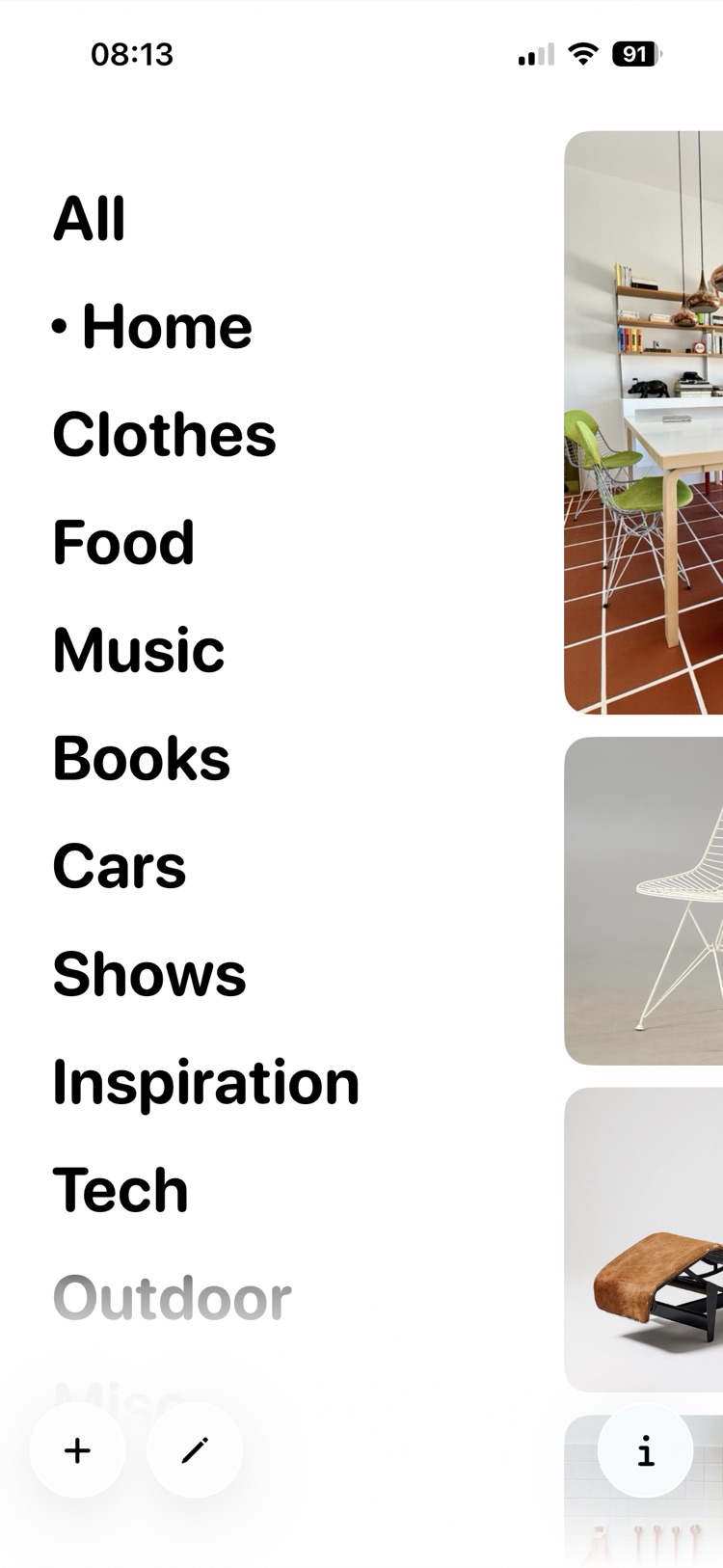 Pinpin category list